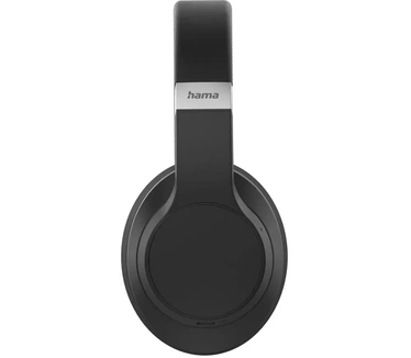 Hama Bluetooth-hoofdtelefoon "Passion Voyage" (Over Ear hoofdtelefoon, ruisonderdrukking, draadloos opladen, hoofdtelefoon met microfoon, met touch-functie, bluetooth-hoofdtelefoon, oorkussens) zwart