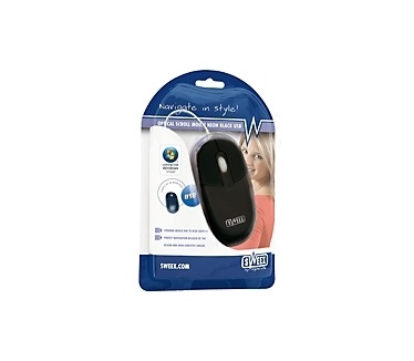 Sweex Optical Mouse Neon Black USB
