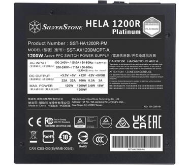 Silverstone Hela 1200R Platinum