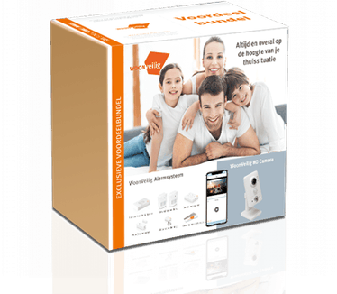 WoonVeilig Alarmsysteem + Beveiligingscamera Binnen