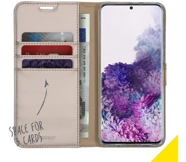 Accezz Wallet Softcase Bookcase Samsung Galaxy S20 Plus - Goud (Galaxy S20 Plus) Goud