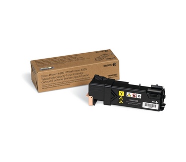 Xerox Yellow Toner Cartridge, Phaser 6500, Wor