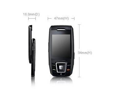 Samsung E390 Zwart