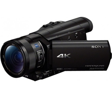 Sony Camcorder FDR-AX100 4K Ultra-HD- (8,9 cm (3,5 Zoll) Display, 60p/50p Zwart