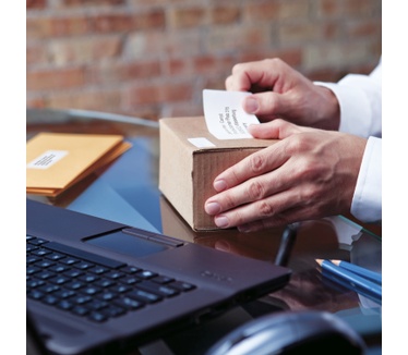 Dymo DYMO originele LabelWriter grote verzendlabels/naamkaarten | 54 mm x 101 mm | 24 rollen met elk 220 labels (5280 zelfklevende etiketten) | Geschikt voor de LabelWriter labelprinters | Gemaakt in Europa