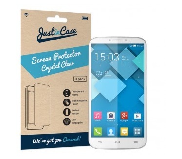 Just in Case Screen Protector Alcatel One Touch Pop C9 - 3 stuks - Crystal Clear