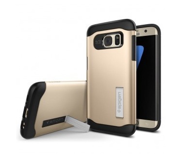 Spigen Slim Armor Samsung Galaxy S7 edge Case - 556CS20040 - Gold
