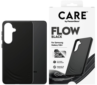 PanzerGlass CARE™ by PanzerGlass® Flow Case Black w. Qi Samsung Galaxy S26+
