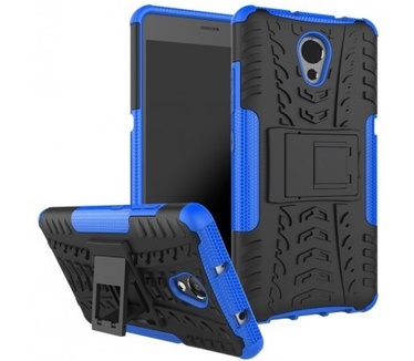 qMust Lenovo P2 Rugged Hybrid Hoesje Blauw