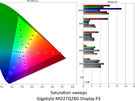 Gigabyte MO27Q28G - Kleurmetingen Display P3