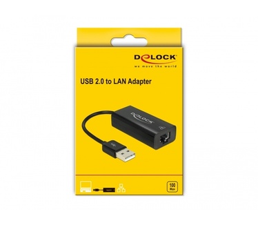 Delock 62595 Adapter USB 2.0 > LAN 10/100 Mbps