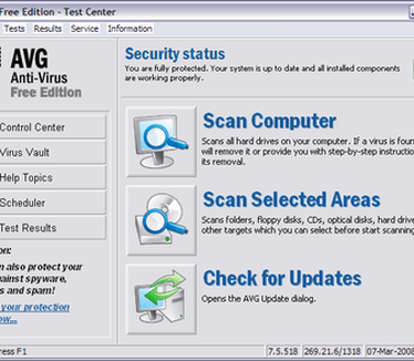 AVG Anti-Virus Free Edition 7.5 (410 pix)