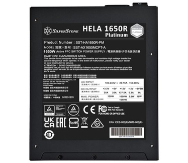 Silverstone HELA 1650R Platinum ATX 3.1