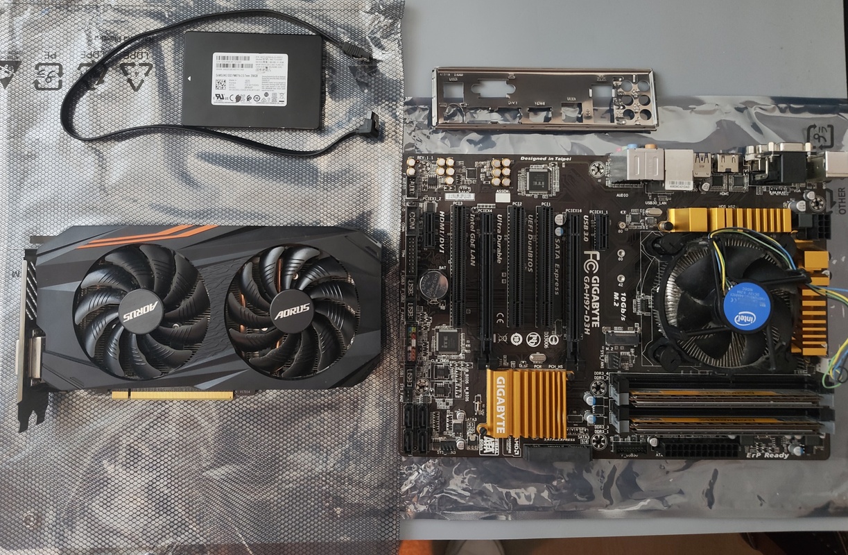 i7-4790K upgrade set: CPU, MOBO, RAM, PSU, SSD en GPU aangeboden