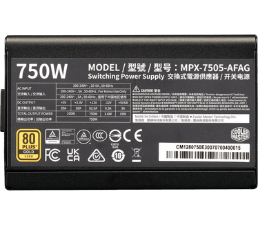 Cooler Master Elite Gold 750W