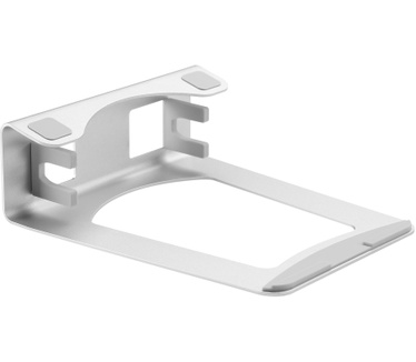 Startech.com Laptopstandaard 2-in-1 Laptopverhoger / Verticale Laptopsteun Ideaal voor Ultrabooks & MacBook Pro/Air Ergonomische Laptophouder met Ideale Kijkhoek Zilver, Aluminum