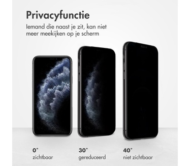 Accezz Gehard glas Privacy Screenprotector