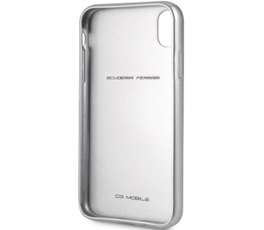 Ferrari Heritage Carbon HardCase - iPhone XR (6.1'') - Zilver  Zilver