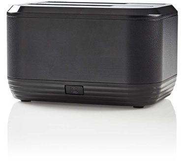 Nedis Hard Disk Docking station Zwart