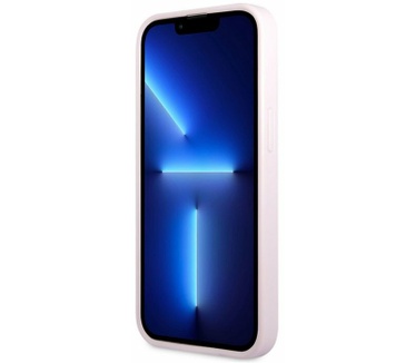 Guess Saffiano Back Case - Apple iPhone 13 Pro Max (6.7") - Paars Paars