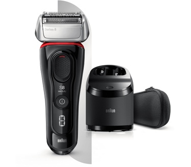 Braun Series 8 8380cc Volgende Generatie Elektrisch Scheerapparaat, Clean&Charge-station, Zwart