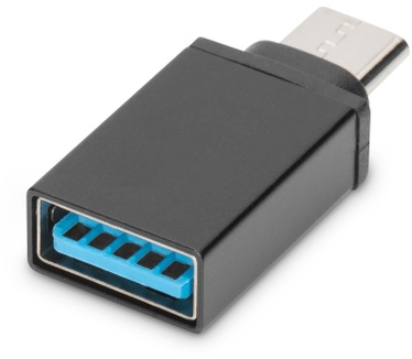Assmann USB C/USB A Zwart