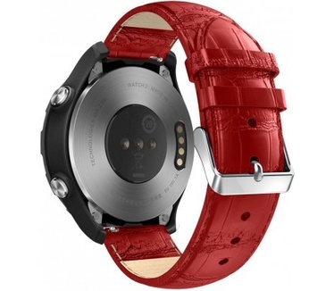 qMust Huawei Watch 2 leren bandje Rood