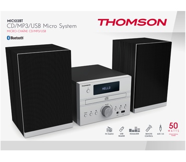 Thomson Microsysteem met bluetooth, FM radio, USB en Aux