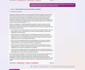 Bing: ChatGPT verzon informatie over seksuele intimidatie