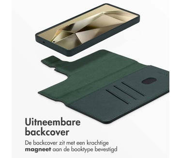 Accezz Leather Bookcase 2-in-1 met MagSafe