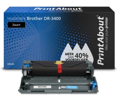 PrintAbout Huismerk Brother DR-3400 Drum Zwart