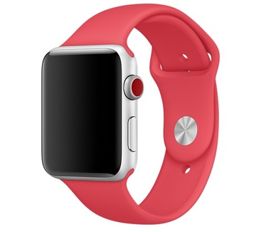 Apple 42mm Red Raspberry Sport Band ? S/M & M/L