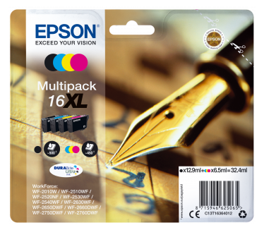 Epson Workforce 16XL Series 'Pen and Crossword' multipack