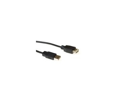 Advanced Cable Technology USB 2.0 verlengkabel USB A male - USB A female zwart