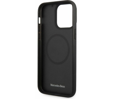 Mercedes-Benz Carbon Back Case Apple iPhone 14 Pro (6.1") - Zwart Zwart