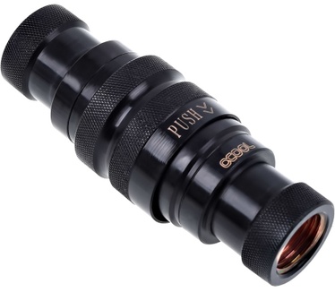 Alphacool Eiszapfen quick release connector kit G1/4 inner thread - Deep Black