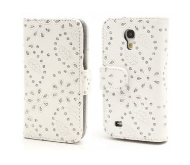 qMust Wallet Case Glittery Samsung Galaxy S4 mini (white)