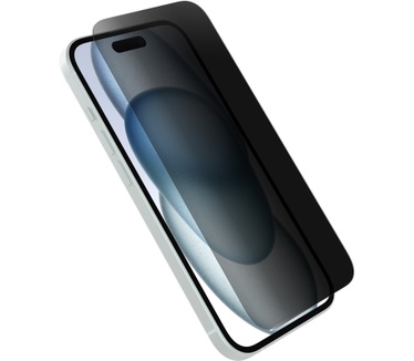 Otterbox Premium Pro Glass Privacy Guard voor iPhone 15, Privacy Guard + Antimicrobial (iPhone 15)