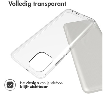 Accezz Clear Backcover Samsung Galaxy A03 - Transparant