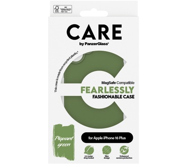 PanzerGlass CARE by PG Green MagSafe iPhone16 6.7 (Apple - iPhone 2024 6.7'') Transparant