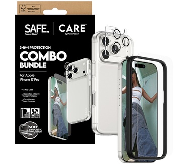 PanzerGlass SAFE. | CARE by PanzerGlass® 3-in-1 Fashionable Combo Bundle iPhone 17 Pro