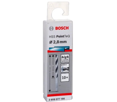 Bosch HSS Spiraalboor PointTeQ