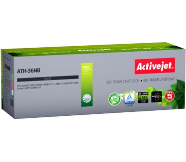 Activejet BIO Activejet ATH-36NB toner voor HP, Canon printers, Vervanging HP 36A CB436A, Canon CRG-713; Supreme; 2000 pagina's; zwart.