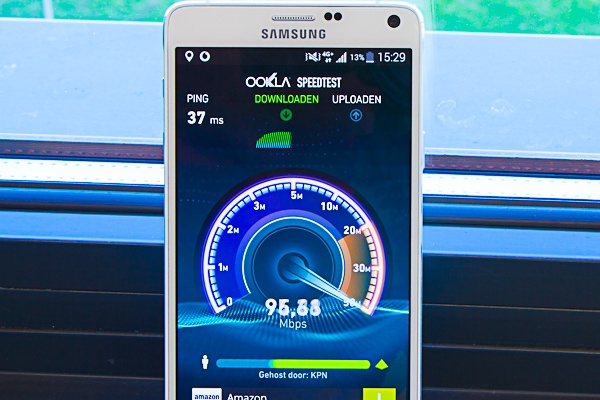4g+ op Samsung Galaxy Note 4