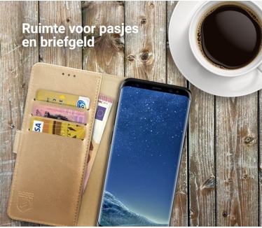 Rosso Element Samsung Galaxy S8 Hoesje Book Cover Goud (Samsung Galaxy S8) Goud