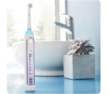 Oral-B Genius 10200W Elektrische Tandenborstel Paars Powered By Braun