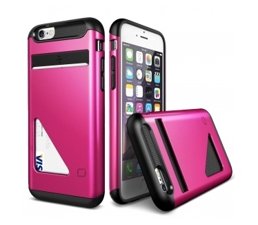 Lific Lific Mighty Card Defense Case Apple iPhone 6 - Hot Pink