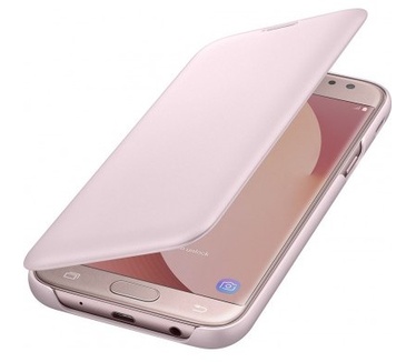 Samsung Galaxy J3 (2017) Wallet Cover Roze