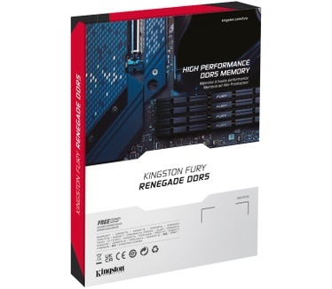 Kingston 24GB 8000MT/s DDR5 CL38 DIMM FURY Renegade Silver
