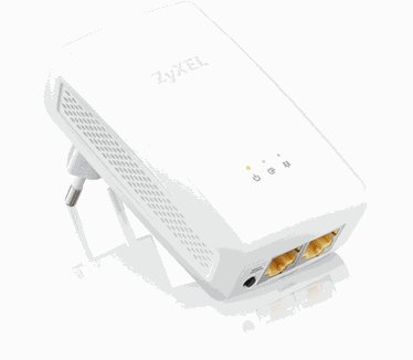 ZyXEL 1000 Mbps Powerline Gigabit Ethernet Adapter V2